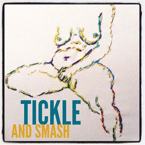 TickleAndSmash embroidery nudes portraits sfetsy handmade Bay Area Ca Artist Lisa Spinella